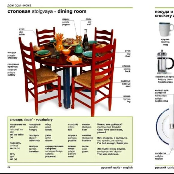 NWT DK Russian-English Bilingual Visual Dictionary Softcover - Picture 3 of 11